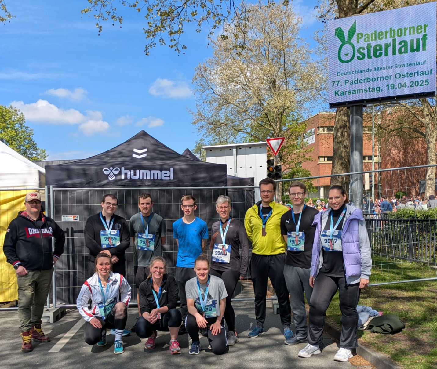 Gruppenfoto Paderborner Osterlauf 2025